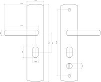 СТАНДАРТ РН-СТ217-L для кит. металл. дверей левая Комплект ручек (12) СТАНДАРТ РН-СТ217-L для кит. металл. дверей левая Комплект ручек (12)