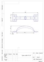 Кунгур РС-120 цинк б/ш  Ручка-скоба (50,10!!!)