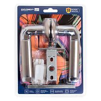 АЛЛЮР АРТ "ПОЛО" SN/CP+L45-8 SN (1582/S45) мат.никель/хром Комплект ручка и защелка (20) АЛЛЮР АРТ "ПОЛО" SN/CP+L45-8 SN (1582/S45) мат.никель/хром Комплект ручка и защелка (20)