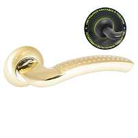 АЛЛЮР АРТ "ФОСТЕР" SB/PB (1676) мат.золото/золото С НАКЛАДКОЙ Комплект ручек (20) АЛЛЮР АРТ "ФОСТЕР" SB/PB (1676) мат.золото/золото С НАКЛАДКОЙ Комплект ручек (20)