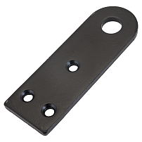 Домарт Проушина усиленная прямая 120*40 (толщ. 5мм) черный d 15мм (50) Домарт Проушина усиленная прямая 120*40 (толщ. 5мм) черный d 15мм (50)