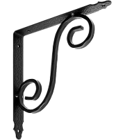 Кронштейн кованый Домарт 225х225 мод.3  СУЗДАЛЬ черный (10)