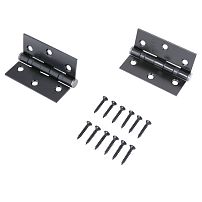 АЛЛЮР 20325 (77х64) 2BB-FHP BL 2 подш.,черная Петля дверная 2 шт (50,10)