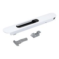 БУЛАТ ЗЩБ-02А.9016 белый, скрытый монтаж, защелка балконная для ал.профиля С640(АЗБ-02А)(80)