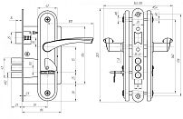 Д-град Зенит ЗВ9-4.2 белый м/о 55 Замок врезной с/руч (15) Д-град Зенит ЗВ9-4.2 белый м/о 55 Замок врезной с/руч (15)