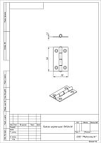 Кунгур карточная 50x30 цинк Петля (300,10!!!) 