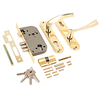 АЛЛЮР 103/3 GP латунь Замок врезной с/руч (12) АЛЛЮР 103/3 GP латунь Замок врезной с/руч (12)