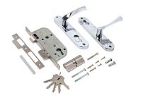 Д-град Зенит ЗВ7-70.4 хром Замок врезной с/руч (15) 