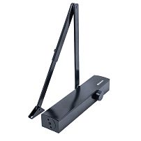 БУЛАТ Доводчик дверной PROFI ДД 813/6 С-B (45-150 кг) черный (10) 