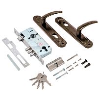 Д-град Зенит ЗВ4-85.3-02 бронза м/о 85 мм Замок врезной с/руч (10) Д-град Зенит ЗВ4-85.3-02 бронза м/о 85 мм Замок врезной с/руч (10)