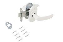 Омега Д-град ЗЩ2.06 белый Эконом Защелка дверная (30) Омега Д-град ЗЩ2.06 белый Эконом Защелка дверная (30)