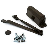 NOTEDO Доводчик дверной  DC-080 BROWN до 120 кг коричневый (10)