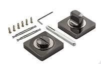 Сантехническая завертка к ручкам PUERTO BK AL 02 BN/SN черный никель/никель матовый (5)