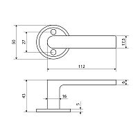 АЛЛЮР 16/006 WW белый для финских дверей Комплект ручек (40,20) АЛЛЮР 16/006 WW белый для финских дверей Комплект ручек (40,20)