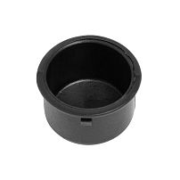 РФ Заглушка-стаканчик Ф 25 черная (2000,100!!!) 