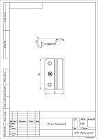 Ручка балконная Кунгур металлическая белая (80, 10!!!) 