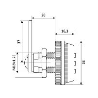 Стандарт ЗМК 090-20ММ кодовый замок мебельный (120,12)