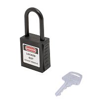 BD-G15 Black замок навесной нейлоновая дужка BD-G15 Black замок навесной нейлоновая дужка