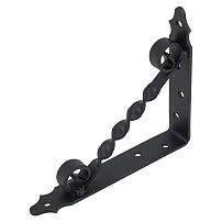 Кронштейн фигурный Домарт мод.2 (150*125) черный (10) Кронштейн фигурный Домарт мод.2 (150*125) черный (10)