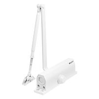 БУЛАТ Доводчик дверной ULTIMATE ДД-180 A-W (110-180 кг) белый, морозостойкий(10) БУЛАТ Доводчик дверной ULTIMATE ДД-180 A-W (110-180 кг) белый, морозостойкий(10)