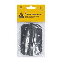 СТАНДАРТ 100х70х2,5 4BB (R14) BL матовый черный Петля дверная 1 шт (100,20) СТАНДАРТ 100х70х2,5 4BB (R14) BL матовый черный Петля дверная 1 шт (100,20)