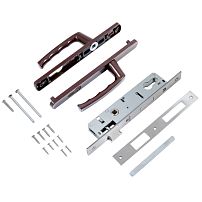 БУЛАТ ЗВ4-1.25.01.8017 коричневый БЕЗ МЦ Замок для КАЛИТКИ врезной с ручкой БУЛАТ ЗВ4-1.25.01.8017 коричневый БЕЗ МЦ Замок для КАЛИТКИ врезной с ручкой