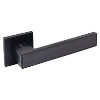 АЛЛЮР АРТ "ЛАНА" BL/BL+L45-8 BL (86150/S45) матовый черный Комплект ручка и защелка (20)