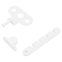 Ограничитель открывания окна Кунгур L-105 мм белый (50,10!!!) 