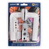 АЛЛЮР АРТ "ПОЛО" W+L45-8 W (15110/S45) матовый белый Комплект ручка и защелка (20) АЛЛЮР АРТ "ПОЛО" W+L45-8 W (15110/S45) матовый белый Комплект ручка и защелка (20)