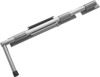 Засов Домарт ДОБРЫНЯ  450мм мод.2 б/п  d-20мм (5) 