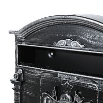 Ящик почтовый АЛЛЮР №4010В старое серебро (5)