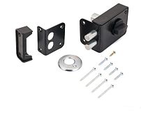 Д-град Зенит ЗН1-3-1 черный Замок накладной (16) Д-град Зенит ЗН1-3-1 черный Замок накладной (16)