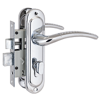 СТАНДАРТ 132/50B вертушка CP хром  Замок врезной с/руч  (30)