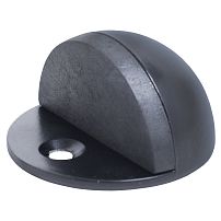 СТАНДАРТ 8185 BL круглый матовый черный ограничитель дверной ЕВРОПАКЕТ (360,60)