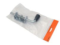 Засов Домарт пружинный  (75) 160мм  цинк (10)