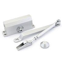 NOTEDO Доводчик дверной  DC-040 SILVER до 40 кг серебро (10)