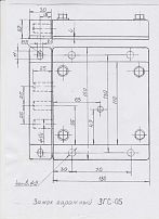 РостовНаДону ЗГС-05 правый латунный ключ Замок гаражный тяж (10)