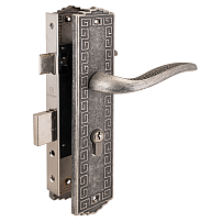 АЛЛЮР АРТ ЗВ4-70.06 AS состаренное серебро Замок врезной с/руч (15)