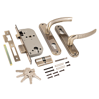 АЛЛЮР 132/1 AB ст.бронза Замок врезной с/руч (12) АЛЛЮР 132/1 AB ст.бронза Замок врезной с/руч (12)