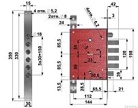 Герион "Супер-Конкурент РЗТ" правый с ручками с/т ЗЩ ЗД 5кл Замок врезной тяж.(6) Герион "Супер-Конкурент РЗТ" правый с ручками с/т ЗЩ ЗД 5кл Замок врезной тяж.(6)
