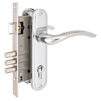 АЛЛЮР 132/3 CP хром Замок врезной с/руч (12) АЛЛЮР 132/3 CP хром Замок врезной с/руч (12)