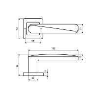 АЛЛЮР АРТ "УМА" SN (2780) мат.никель Комплект ручек (20)