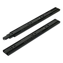 StahlBuro направляющие шариковые с доводчиком (2 шт.) 35-350 /14"/ черный (20) StahlBuro направляющие шариковые с доводчиком (2 шт.) 35-350 /14"/ черный (20)