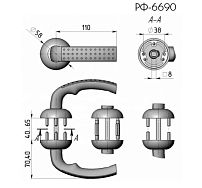 Крит РФ-6690-Бр бронза (подходит для А8) арт.04041 Комплект ручек (20) Крит РФ-6690-Бр бронза (подходит для А8) арт.04041 Комплект ручек (20)