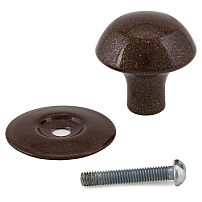 Реж РКК-20 Корич.Блеск Ручка-кнопка меб (10!!!) Реж РКК-20 Корич.Блеск Ручка-кнопка меб (10!!!)