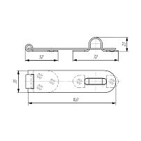 Накладка дверная Киров Секрет НД-140 бронза (50,10!!!) Накладка дверная Киров Секрет НД-140 бронза (50,10!!!)