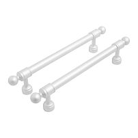 StahlBuro AP2306-128 2шт., W матовый белый хром. Ручка-скоба мебельная (15, 150) StahlBuro AP2306-128 2шт., W матовый белый хром. Ручка-скоба мебельная (15, 150)