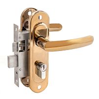 Д-град Зенит ЗВ4-50.02 золото-лак Замок врезной с/руч (15) Д-град Зенит ЗВ4-50.02 золото-лак Замок врезной с/руч (15)