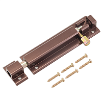 Апекс DB-05-100-AB бронза (500-100-AB)  Шпингалет накладной  (200,20)