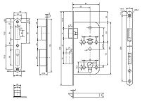 Апекс 8300-INOX (B2B) м/о 72 мм нерж.сталь без ЦМ Замок врезной противопожарный (20) НОВИНКА Апекс 8300-INOX (B2B) м/о 72 мм нерж.сталь без ЦМ Замок врезной противопожарный (20) НОВИНКА